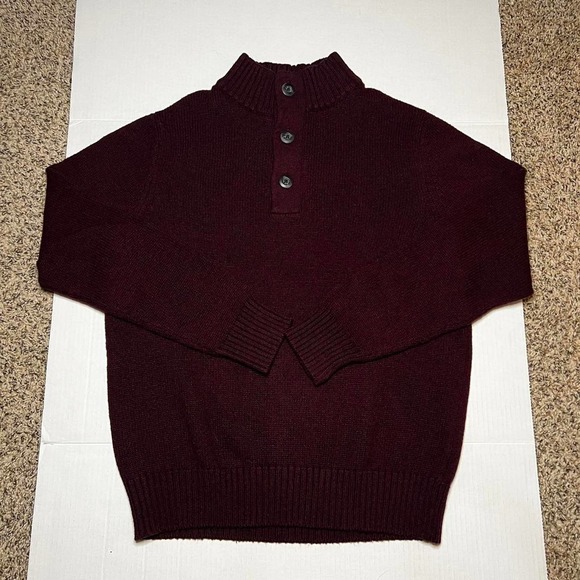 Sonoma Button Mock Neck Sweater - Picture 2 of 5